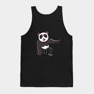 Epic Panda Pose Tank Top